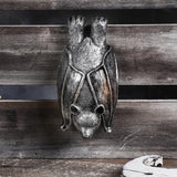 REALISTIC HANGING BAT VAMPIRE RESIN DECOR_CWMM9892