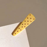 Polkadot Triangle Bangclip Women Duckbillbarrette_Cwaha07786