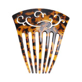 SEVEN TOOTH ACETATE COMB HAIR ACCESSORIES_CWAHA4203