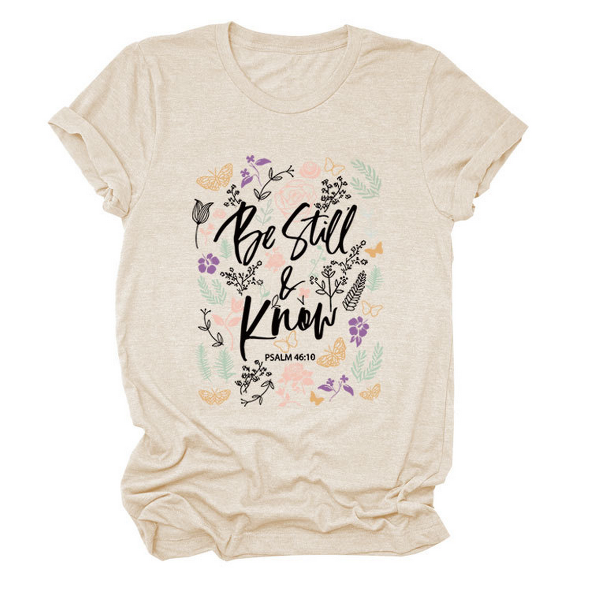 Womens Faith Tee, Be Still And Know_Cwtts1480