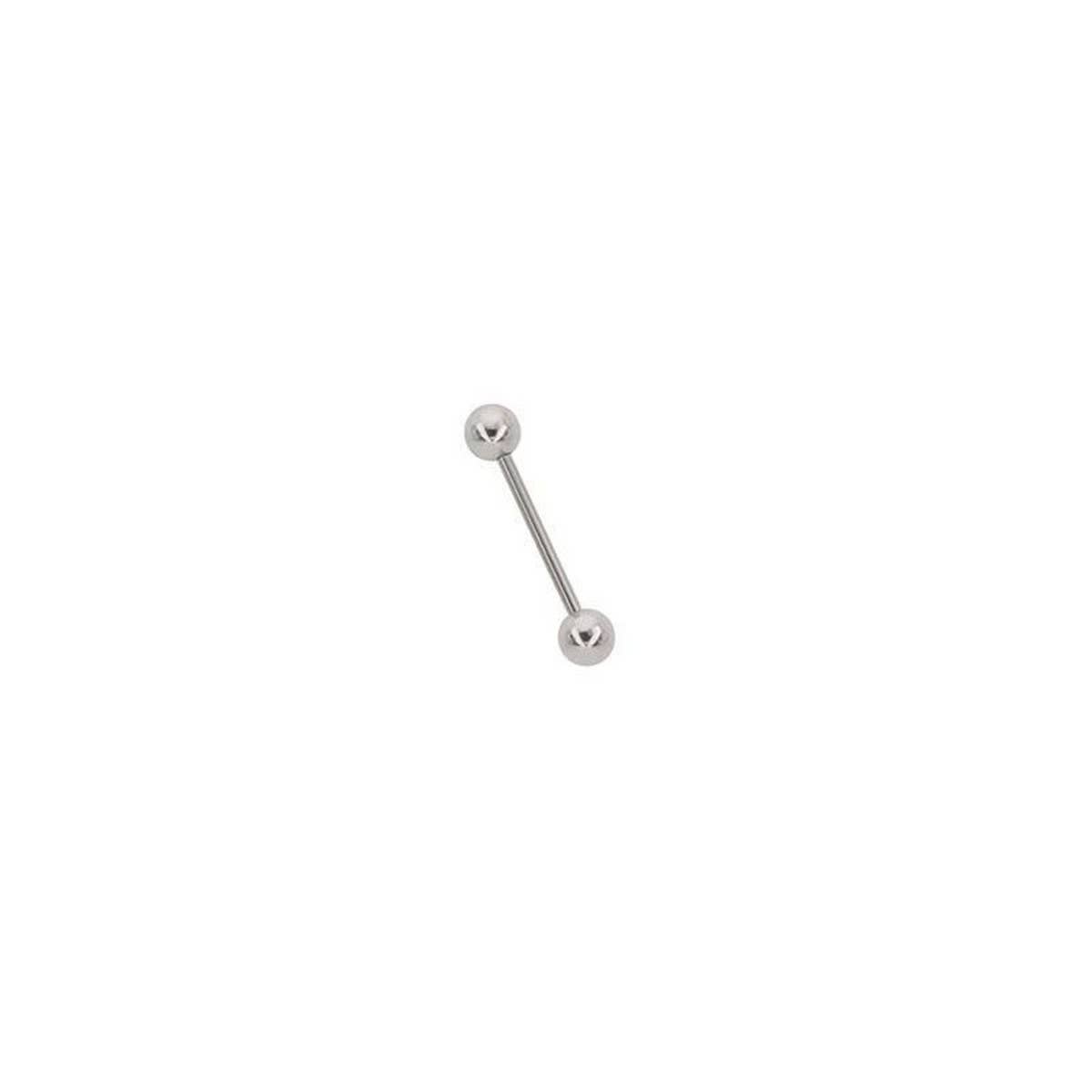 FRESH DESIGN STAINLESS STEEL TONGUE BAR PIERCING_CWMM9596