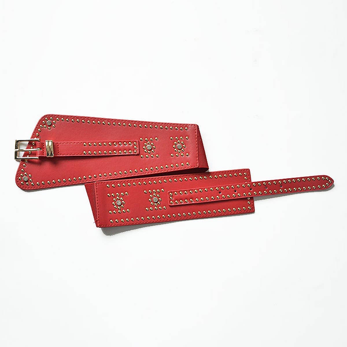 NEW FASHIONABLE FASHION RIVET WIDE BELT_CWABE0484