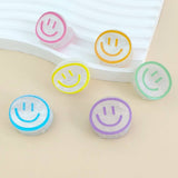 ACRYLIC SMILEY FACE HAIR CLAW CUTE BACK CLIP_CWAHA0285