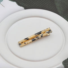 ACETATE HOLLOW SQUARE HAIR CLIP DUCKBILL BANG PIN_CWAHA2624