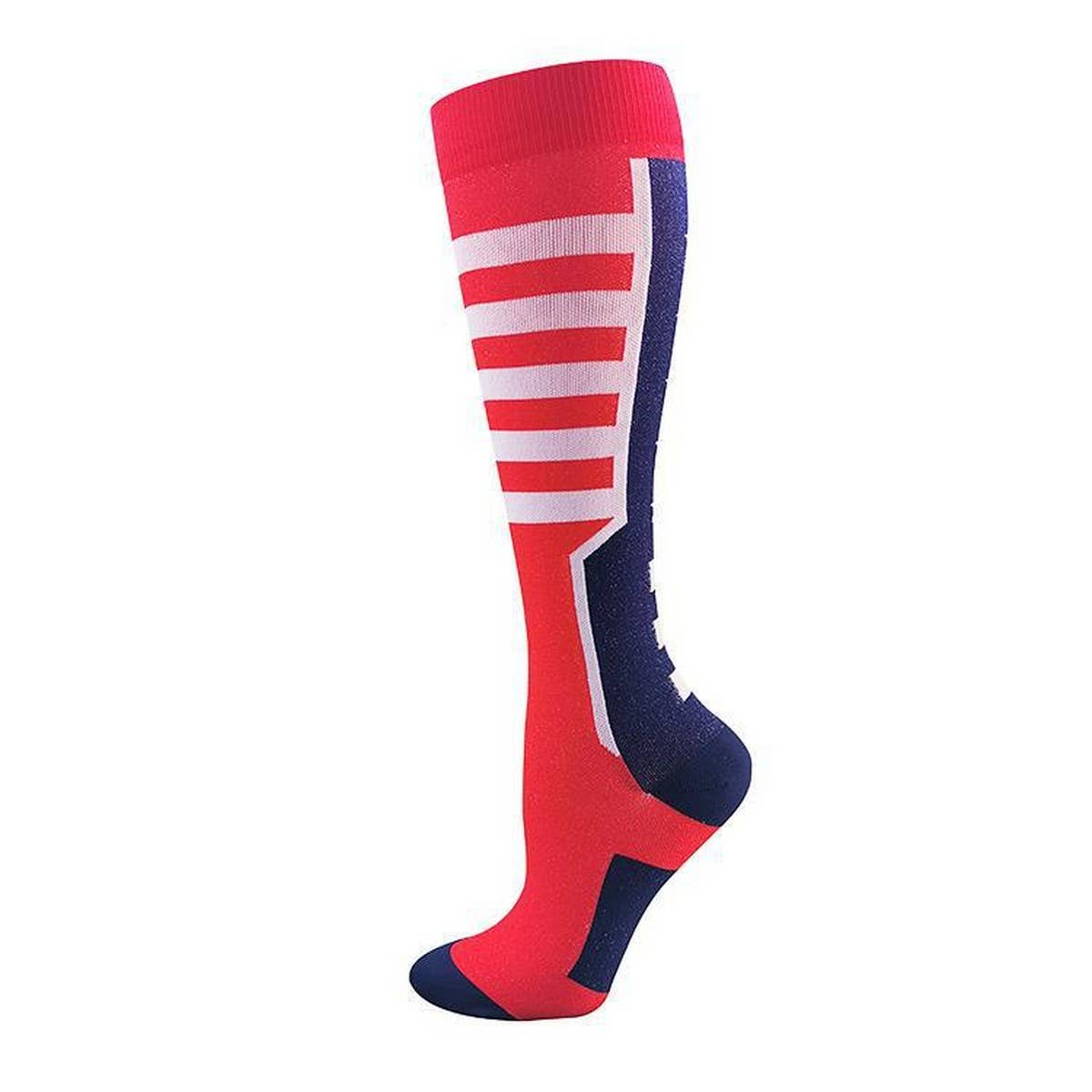 Women'S Sports Long Elastic Compression Socks_Cwms1881