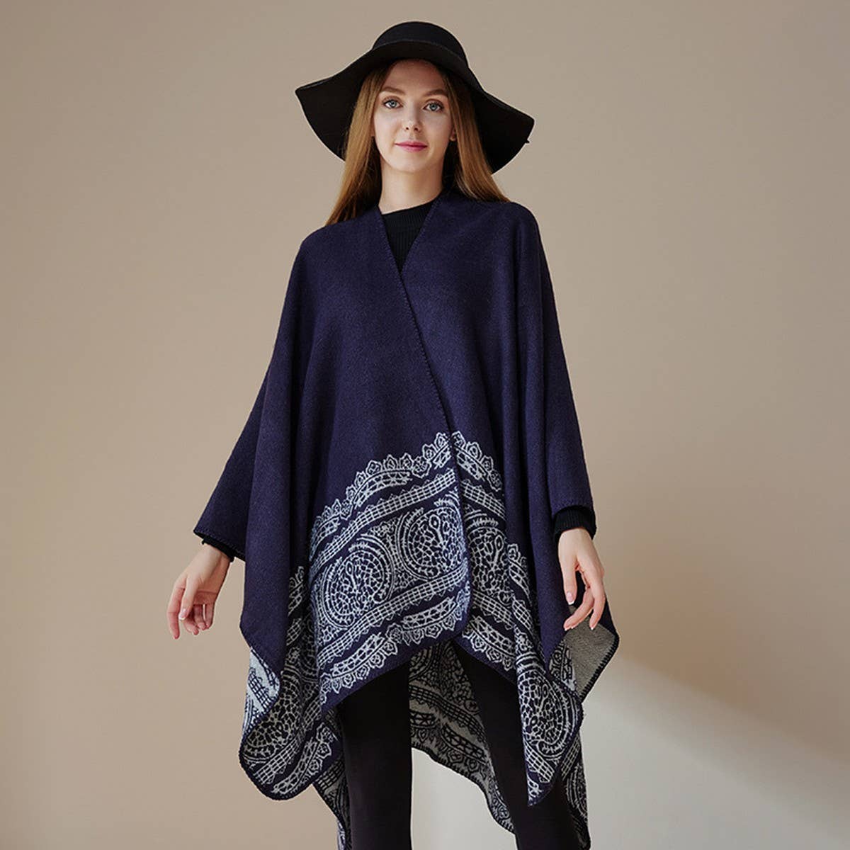 SHAWL WARM CAPE WITH CASHMERE CAPE_CWASC2214