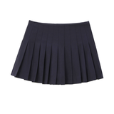 Wide Pleated Skirt For Women, French Chic Style_Cwdsd8344