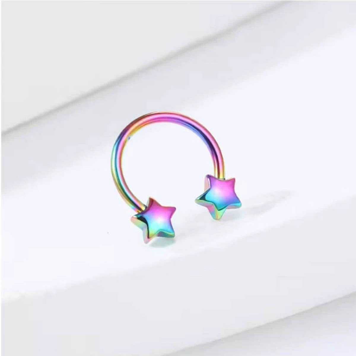 STAINLESS STEEL HEART STAR NOSE RING SET_CWMM9516