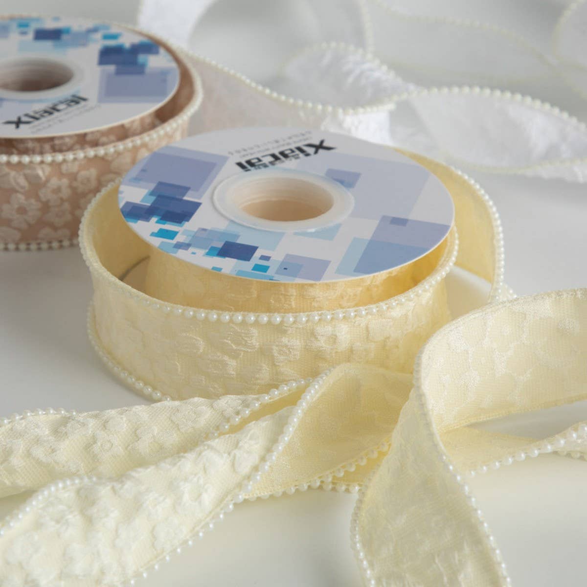 DIY FLORAL RIBBON WITH THREE DIMENSIONAL PATTERN_CWMM5762