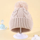 2024 NEW CHILDRENS SINGLE BALL TWIST KNITTED HAT_CWAH1741