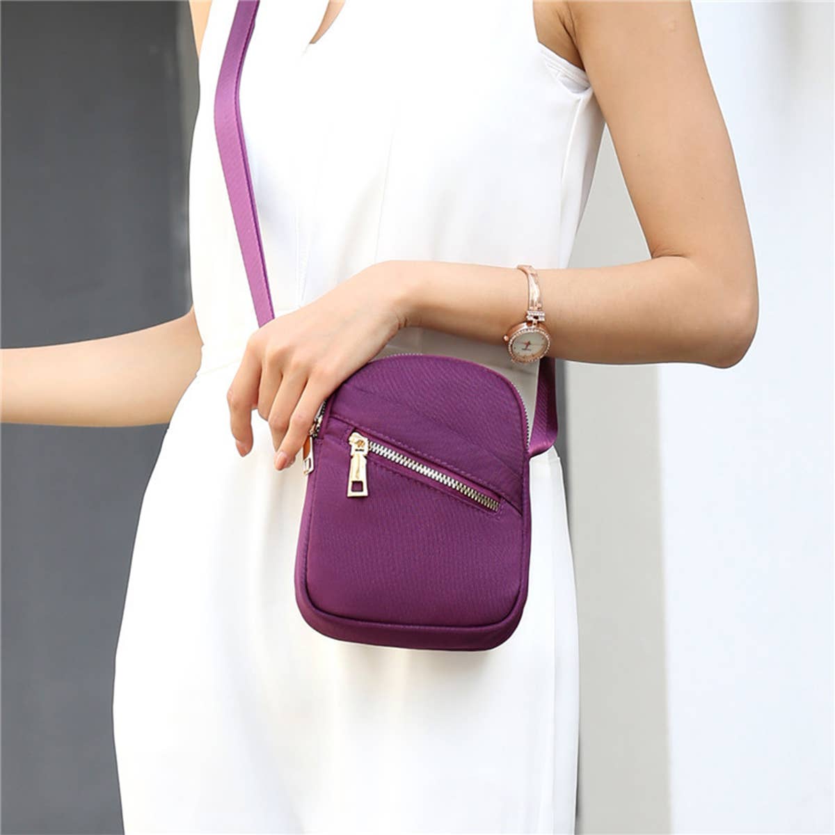 Trendy Oxford One Shoulder Messenger Bag_Cuab0034