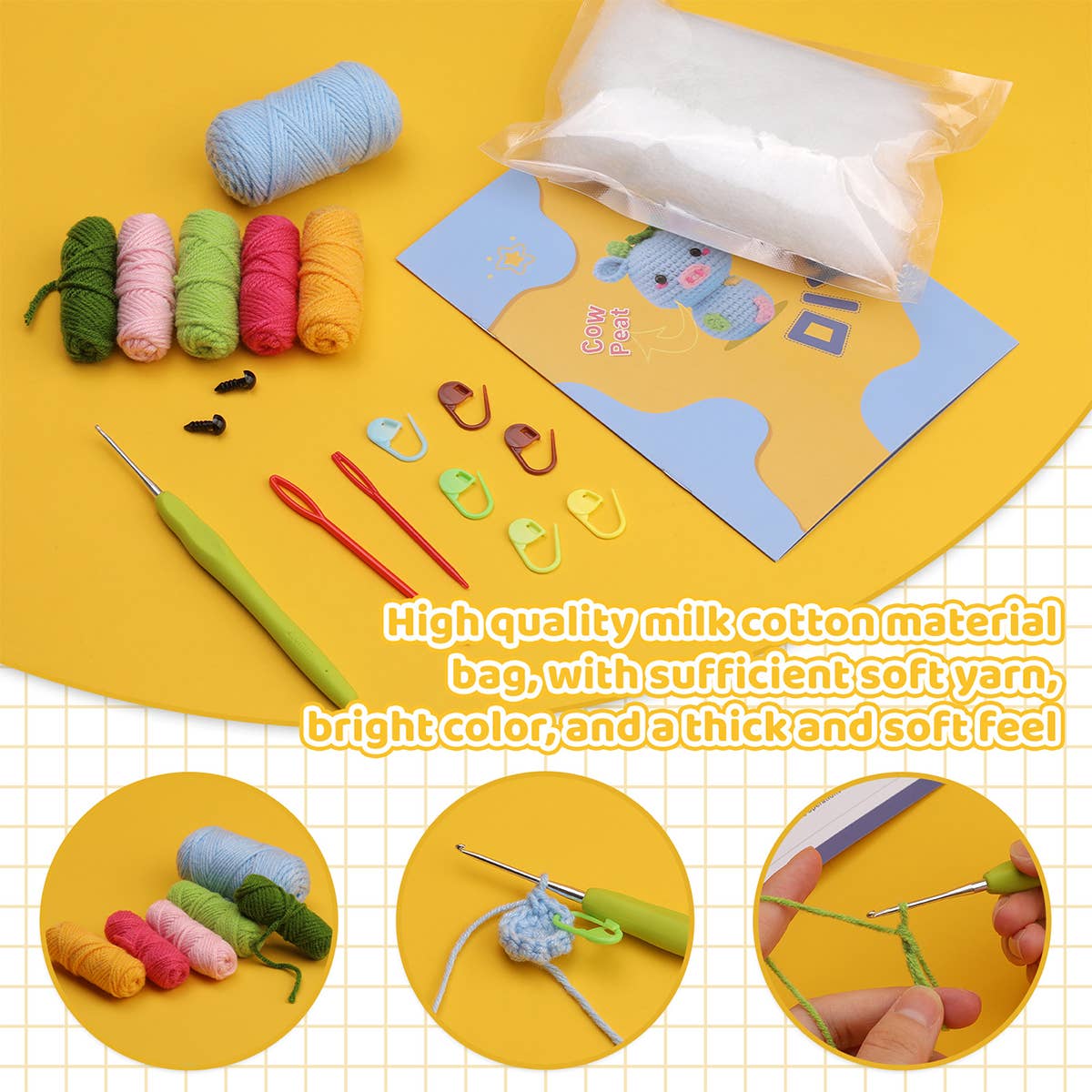 NEW DOLL CROCHET MATERIAL PACKAGE_CWMM0811