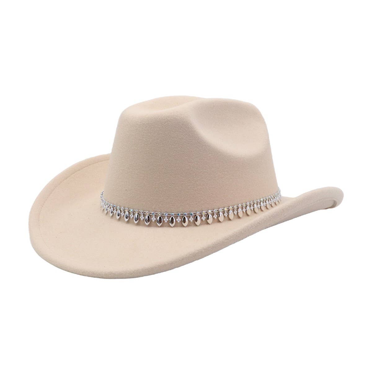 COUPLE FEDORA JAZZ HAT WESTERN ETHNIC WOOL HAT_CWAH04370