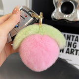 CUTE LITTLE PEACH CAR KEYCHAIN BAG PENDANT GIFT_CWMM2536