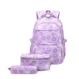 BACKPACKS FOR SCHOOL DONUT 3 PIECE NYLON SET_CWAB5467