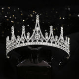 QUEENS HEADBAND CROWN WEDDING CRYSTAL TIARA_CWMM2024