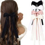 SIMPLE BOW RIBBON HAIRPIN_CWAHA0926