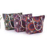 GEOMETRIC HOOP PRINT SHOULDER BAG_CUAB0235