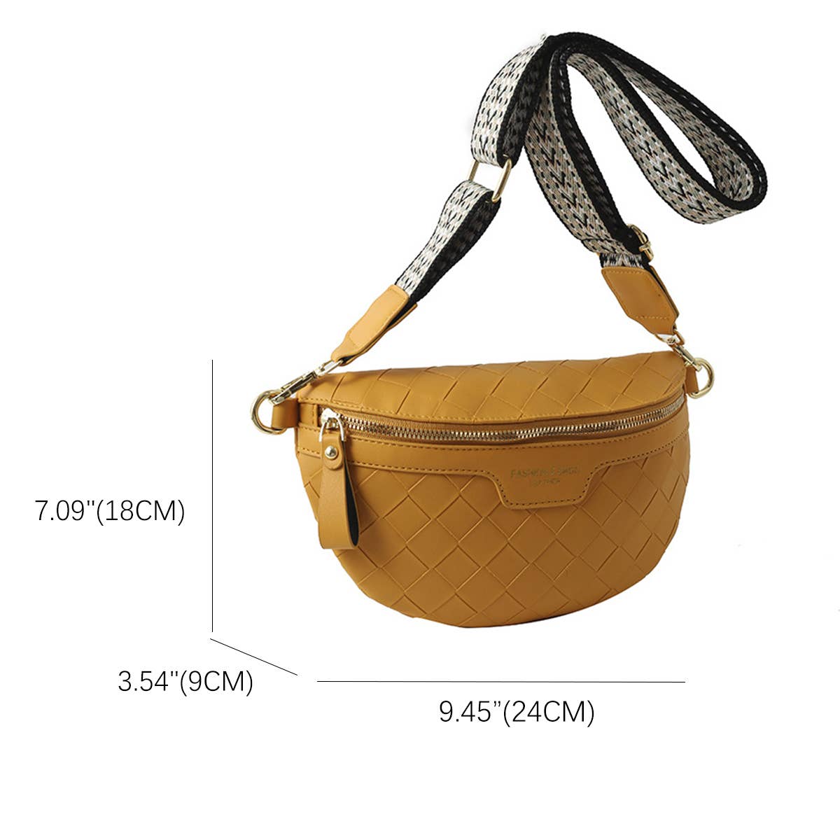 New Plaid Pu Chest Bag Crossbody Bag_Cwab2082