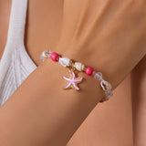 Versatile Beach Shell Conch Rice Bead Bracelet