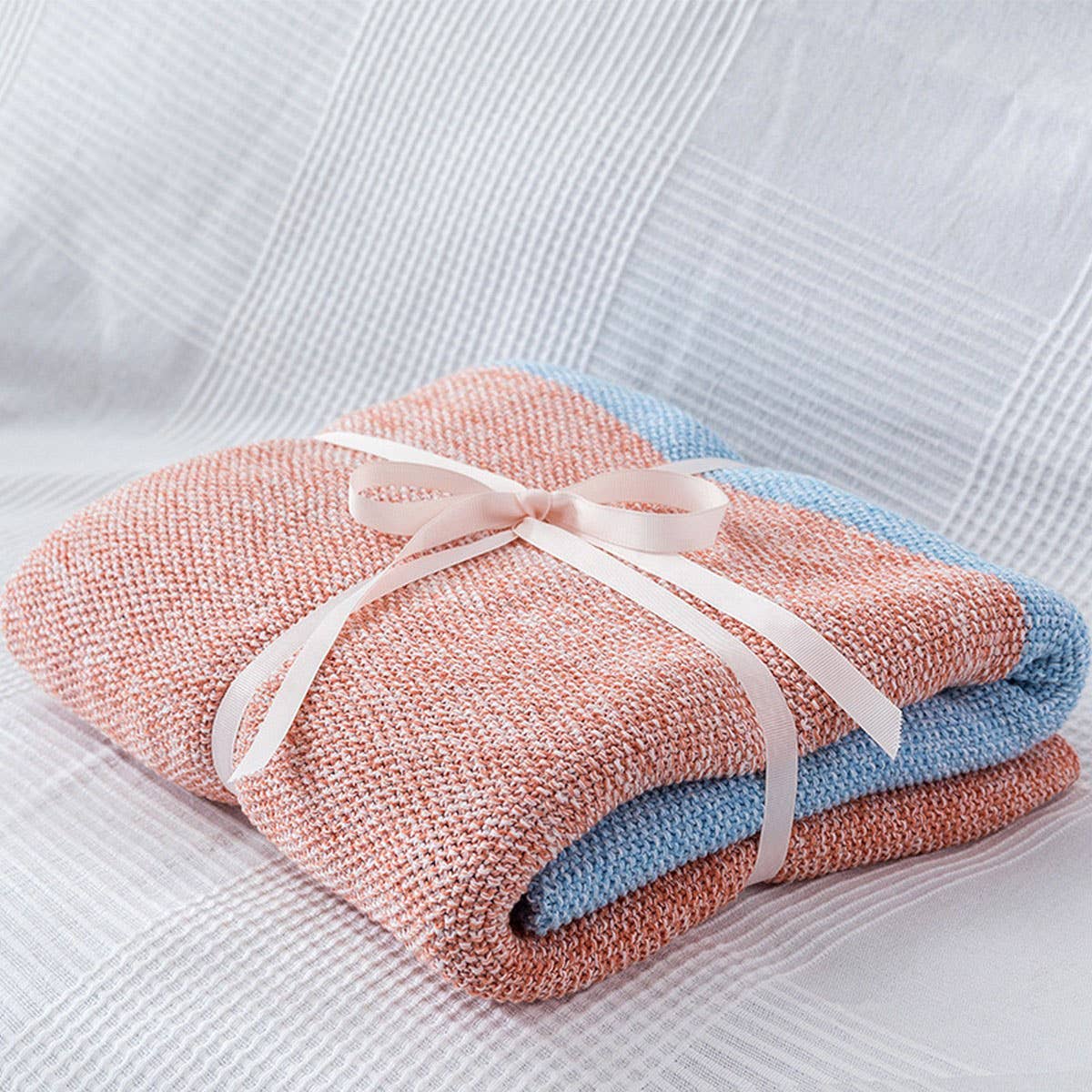 NEW FOUR COLOR GRADIENT THROW BLANKET SOFA COVER_CWMM2376