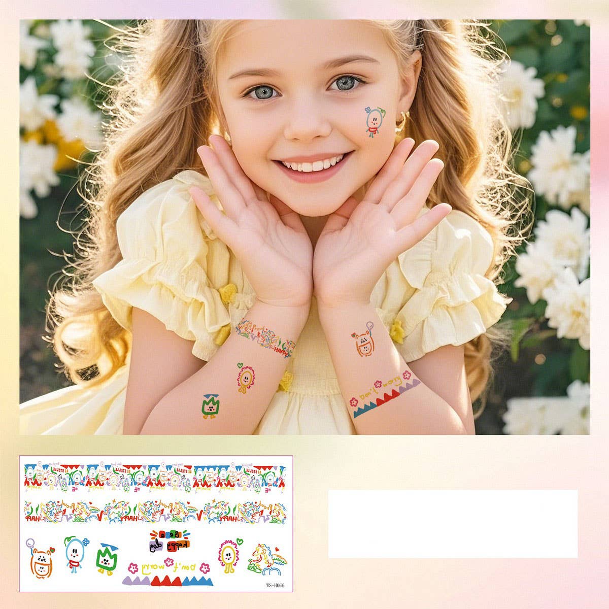 CUTE BAND TATTOO STICKERS WATERPROOF FOR ALL_CWMM8389
