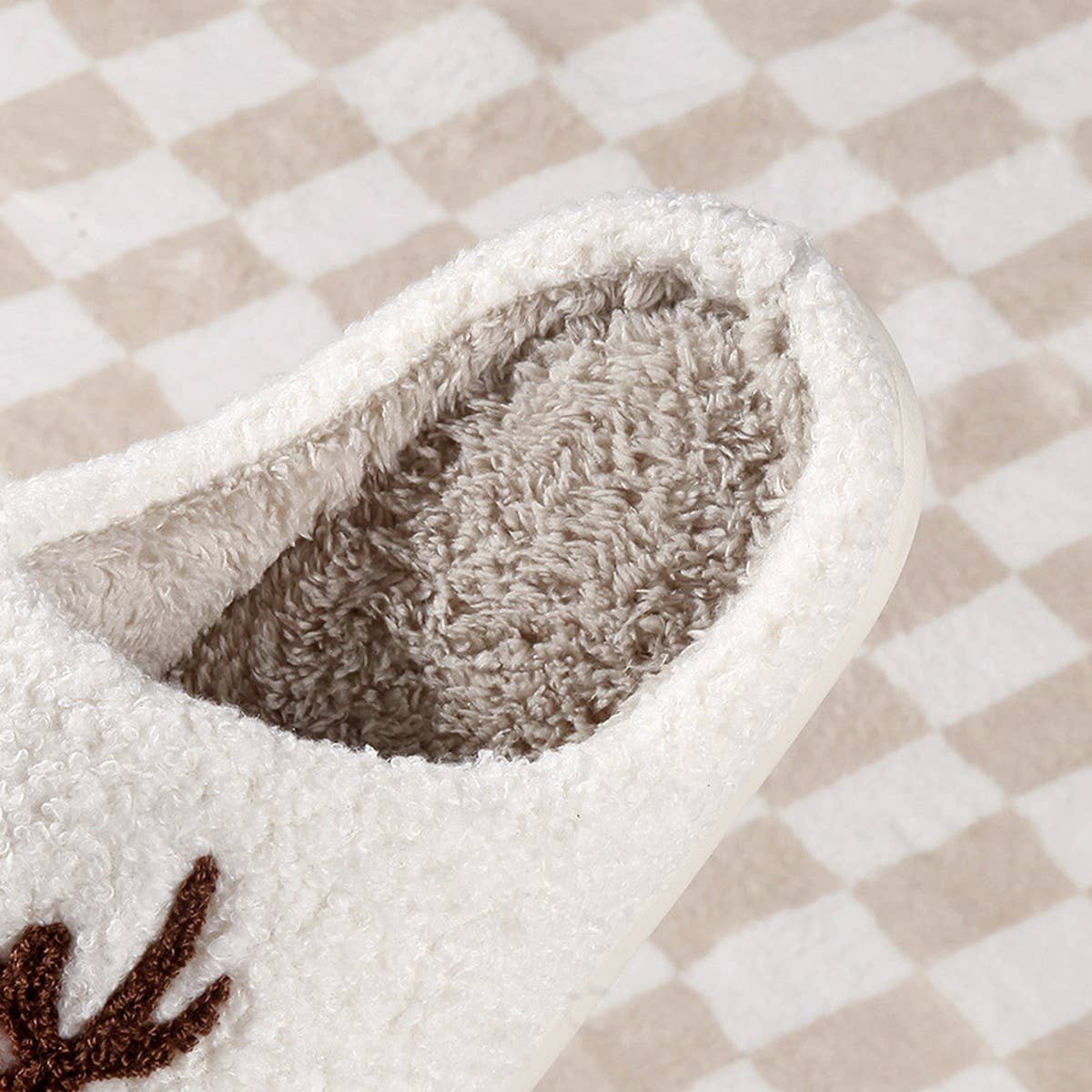 NEW CHRISTMAS ELK WARM WINTER COTTON SLIPPERS_CWSHS0754