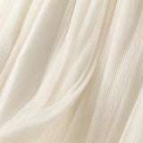 THREE DIMENSIONAL FLOWER MESH SKIRT A LINE SKIRT_CWBMS0288