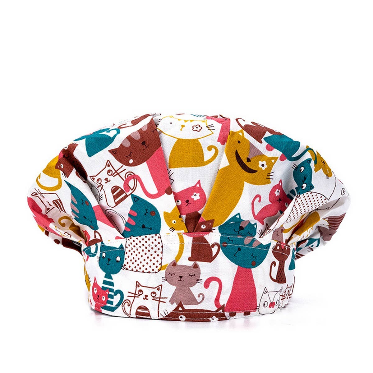 PUFF HAT PRINTED COTTON SURGICAL CAP NURSE HAT_CWAH3376