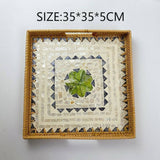 RATTAN DESKTOP SQUARE SHELL TRAY STORAGE TRAY_CWMM4539