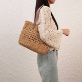 HIGH END STYLISH LARGE CAPACITY HAND WOVEN BAG_CWAB4714