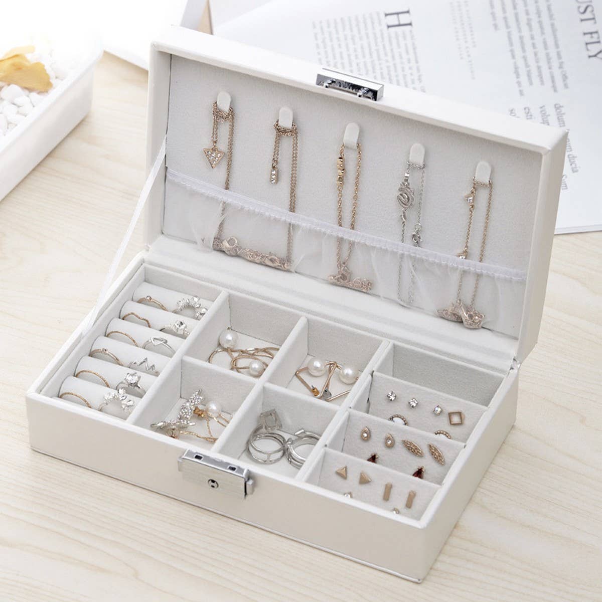 EXQUISITE MULTI GRID JEWELRY STORAGE BOX_CWAJE1544