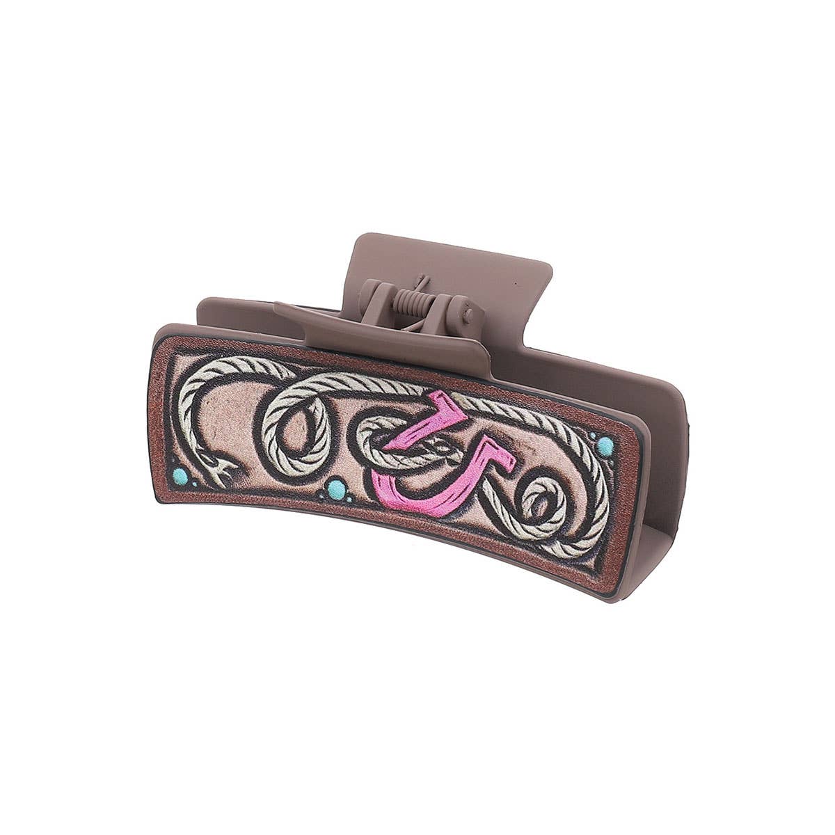 Western Cactus Sunflower Hair Claw Cowgirl Style_Cwasc1612