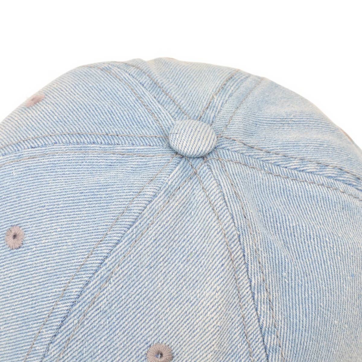 RETRO DENIM BASEBALL CAP UNISEX SUN HAT CWAH1139