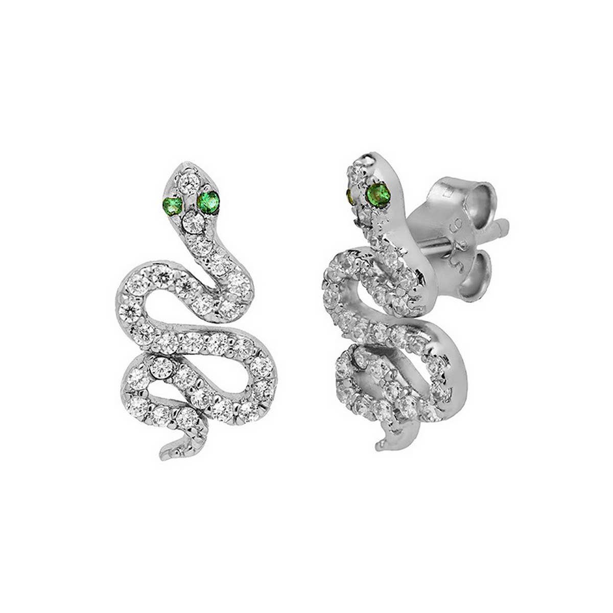 EXAGGERATED RETRO COLD STYLE SNAKE EARRINGS_CWAJE1731
