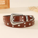 Women Y2K Star Studded Cute Pin Buckle Belt_Cwabe1234