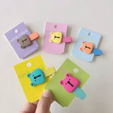 CHILDRENS CUTE LONG NOSE BEAR HAIR CLIP_CWAHA1822