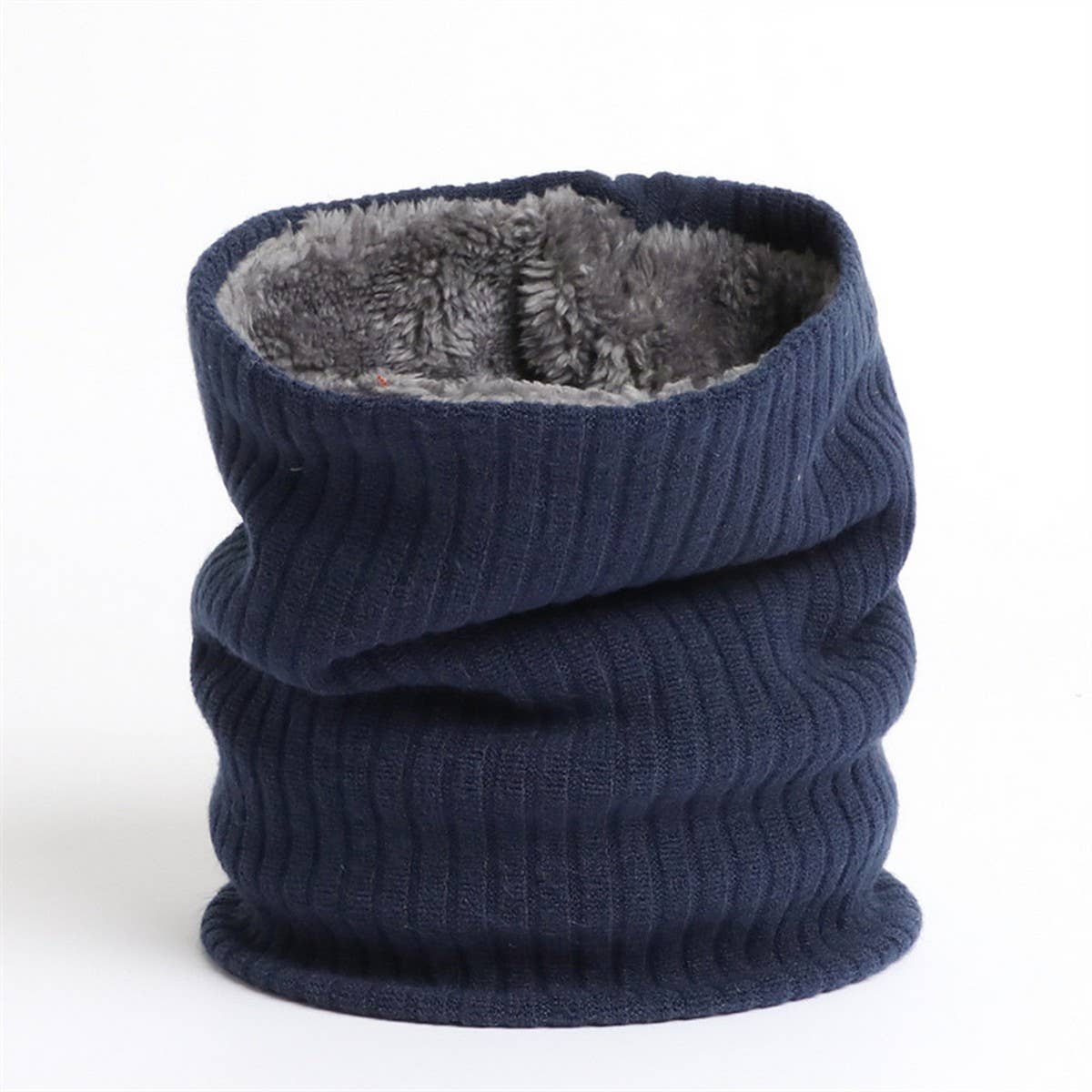 SOLID COLOR PLUS VELVET ELASTIC WARM NECK GAITER_CWASC1023