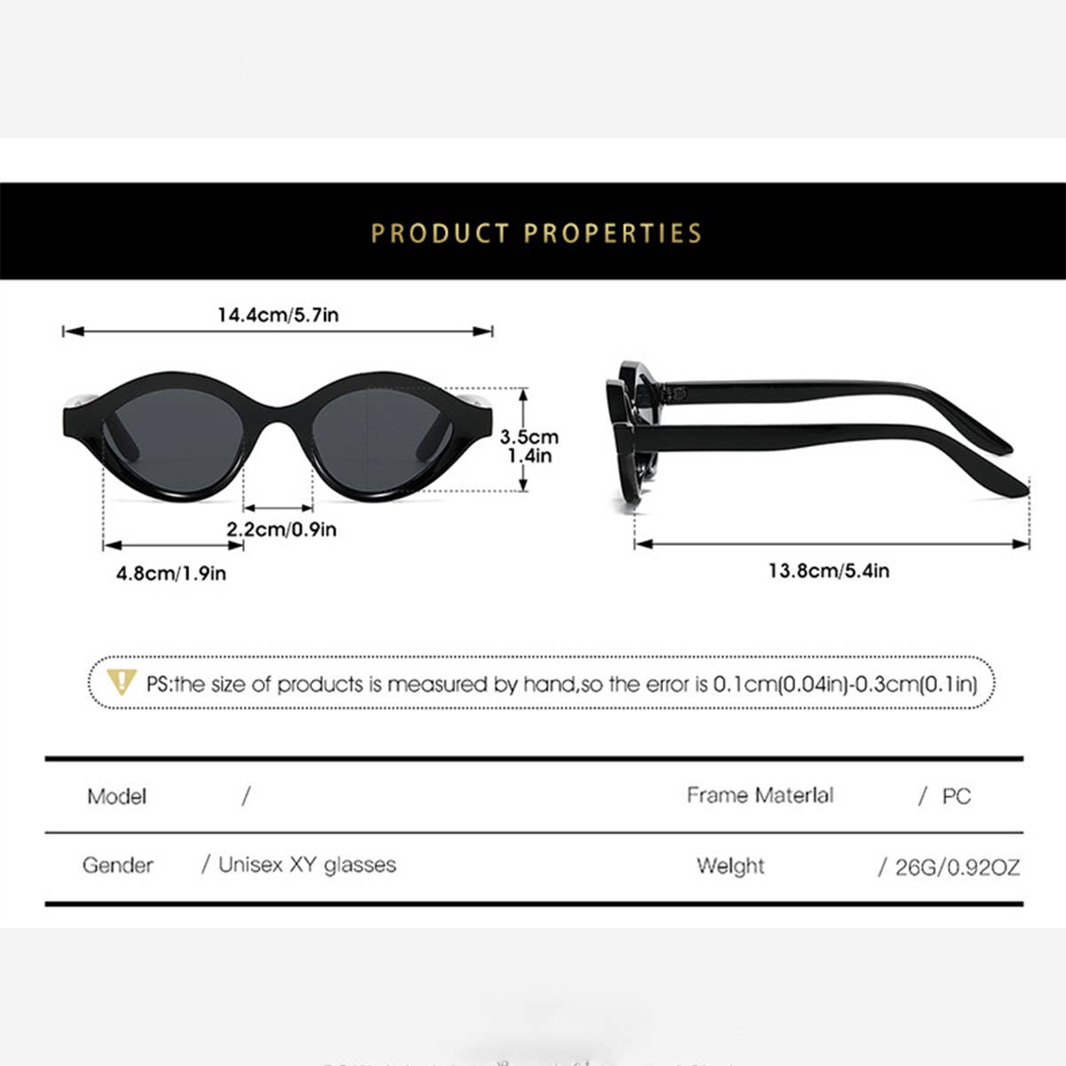 2024 NEW FASHION SMALL OVAL FRAME SUNGLASSES_CWASG0528