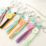 GLOW SUNFLOWER KEYCHAIN FLUORESCENT NIGHT CHARM_CWAB5091