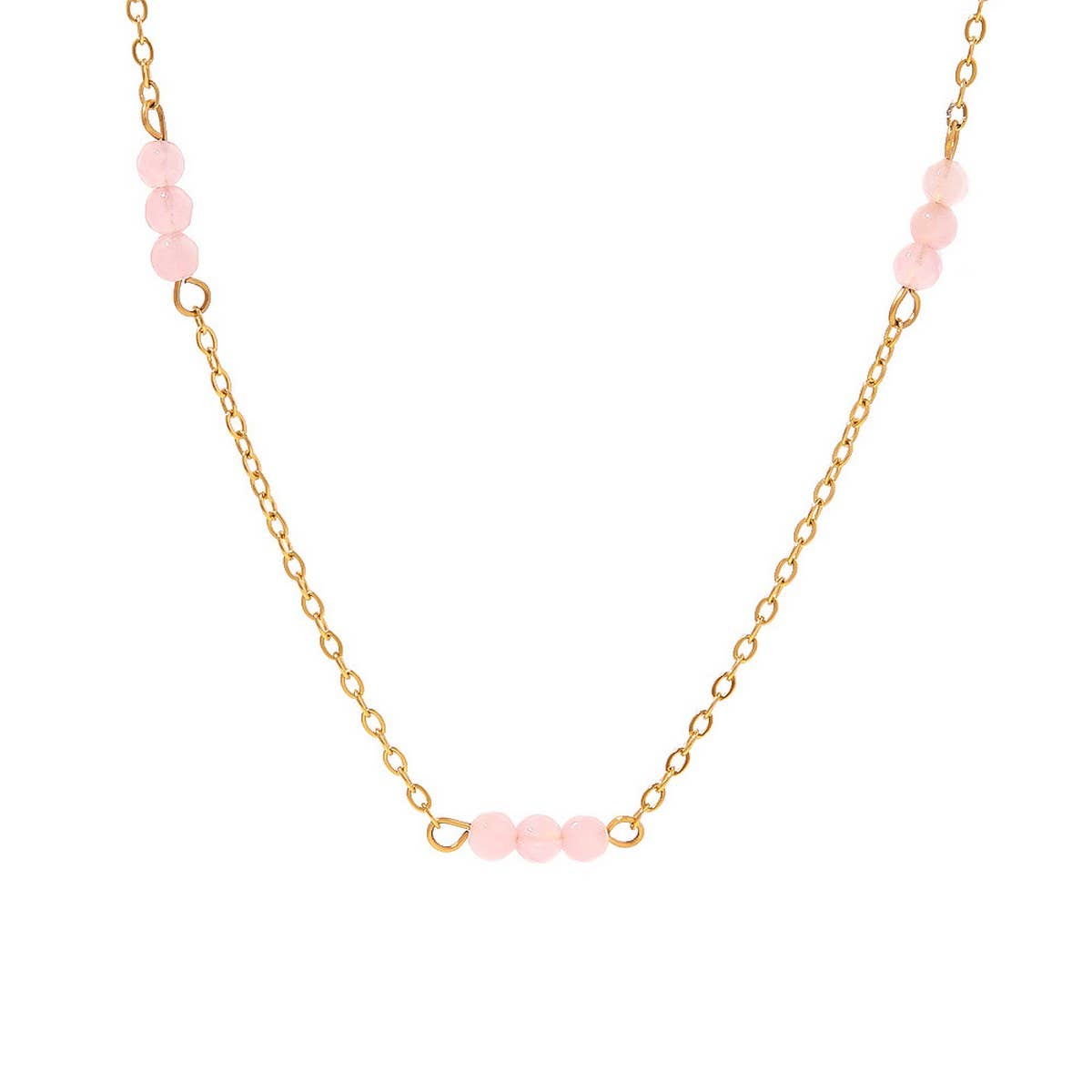 PINK LAYERED VERSATILE NECKLACE THAT WON T FADE_CWAJE1441