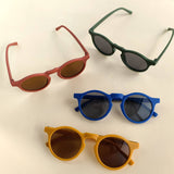 CANDY COLORED ROUND TRENDY SUNGLASSES_CWASG057