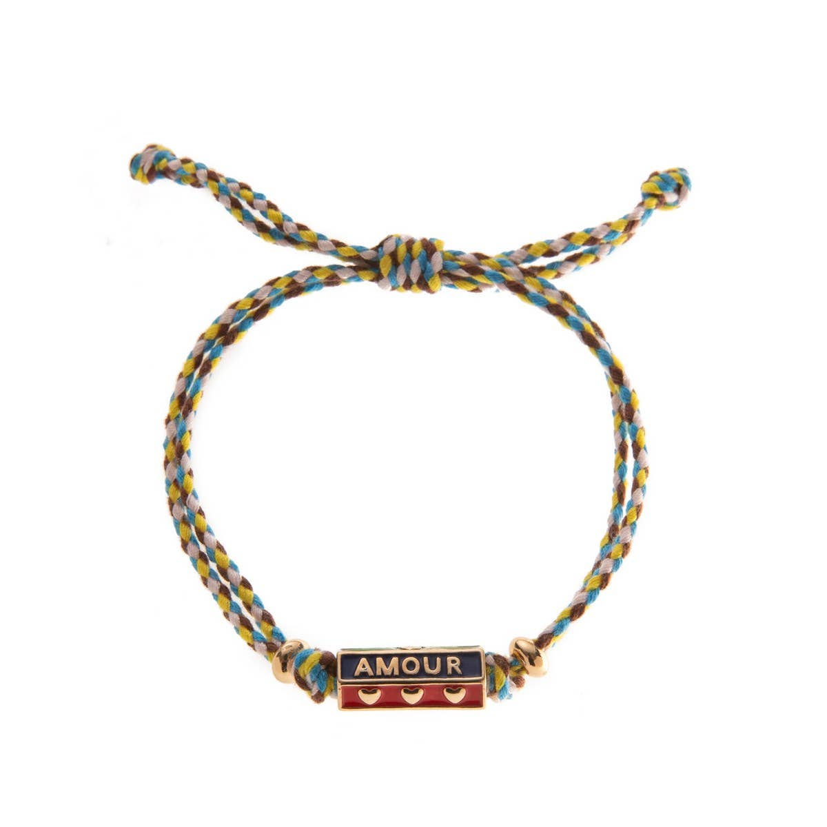 BOHO COLORFUL LOVE PENDANT GOLD PLATED JEWELRY_CWMM6967