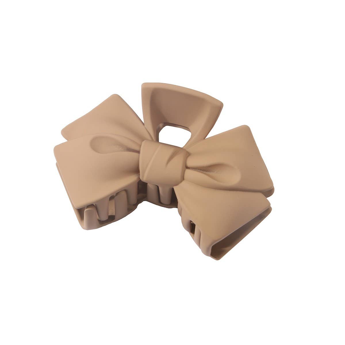 Cwaha07452_Korean Bow Hair Claw Clip For Women Updo