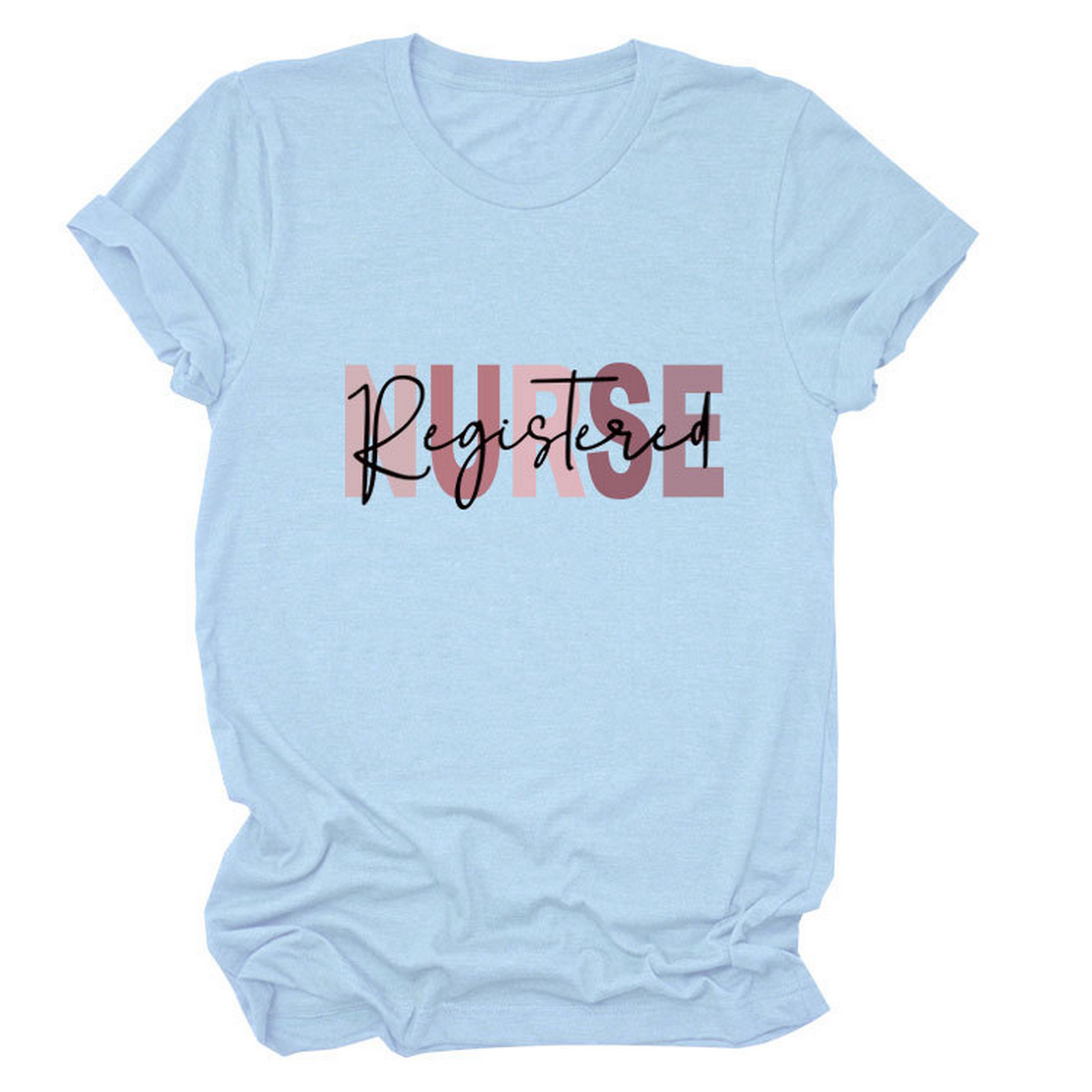 Trendy Plus Size T-Shirt For Women, Short Sleeve_Cwdsd8363