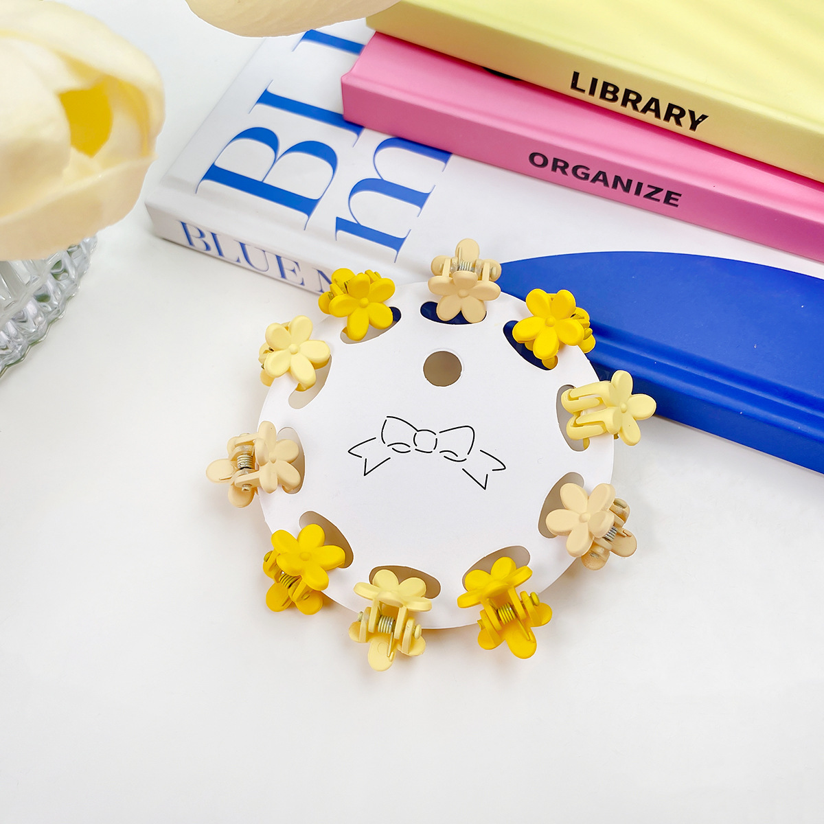 10PCS MINI HAIR CLAW SET CANDY COLOR CUTE CLIPS_CWAHA0716