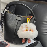 CUTE PLUSH CLOUD CAR KEYCHAIN BAG PENDANT_CWMM2585