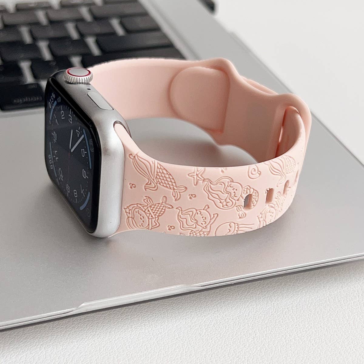 APPLE WATCH ULTRAS9S8 ENGRAVED MERMAID STRAP_CWWW0056