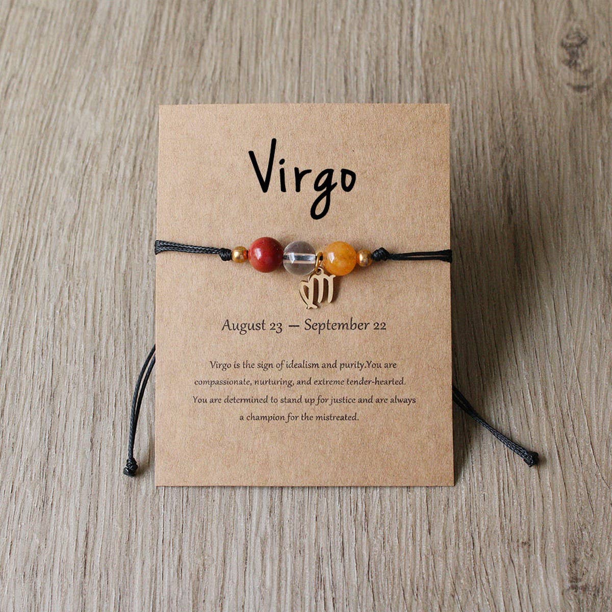 Handmade Zodiac Adjustable Crystal Bracelet_Cwmm11259