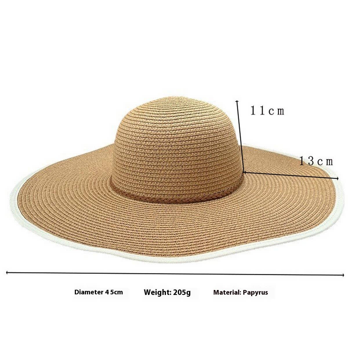 SUMMER BEACH SUN HAT FOR WOMEN_CWAH3443